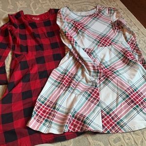 Two dresses for fall leafing into holidays.